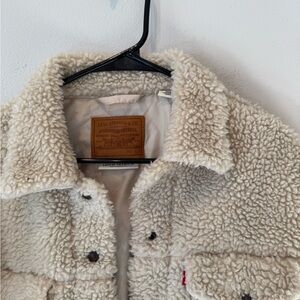 Levi's Off-White Sherpa Jacket